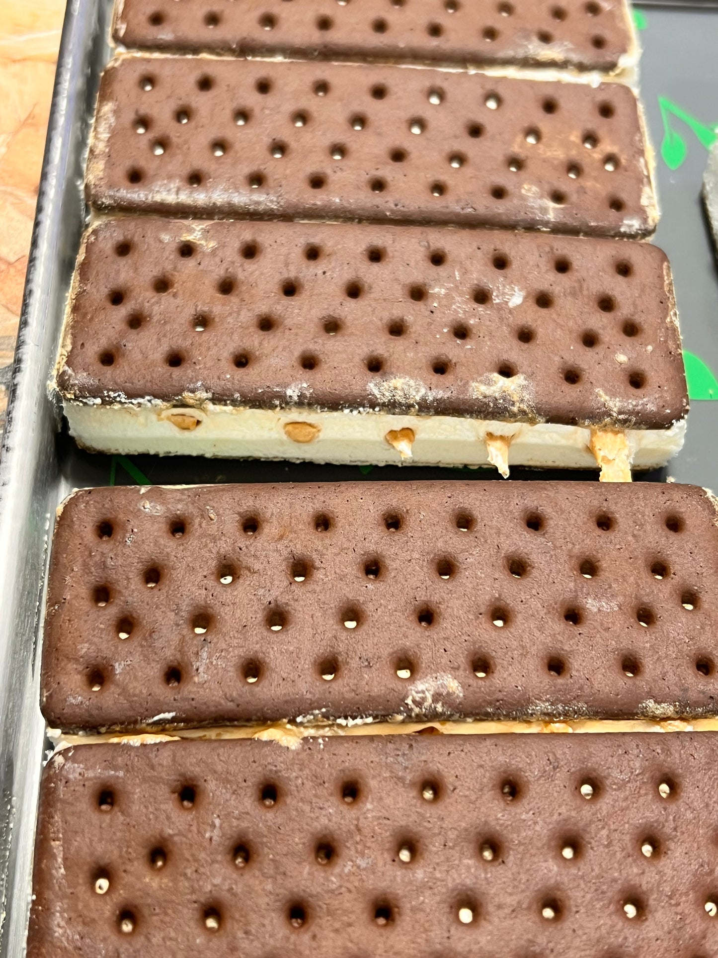 Chocolate Caramel Ice Cream Sandwich