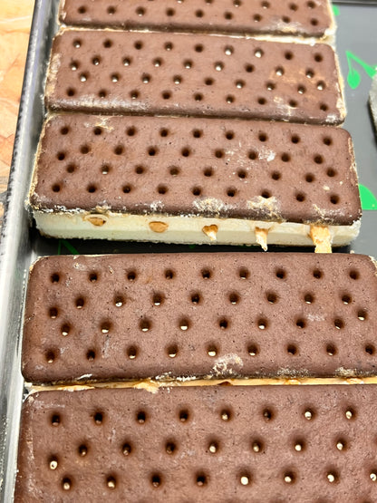 Chocolate Caramel Ice Cream Sandwich