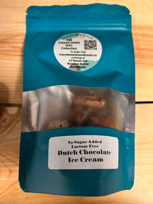 Dutch Chocolate Ice Cream-Lactose free, No Sugar Added