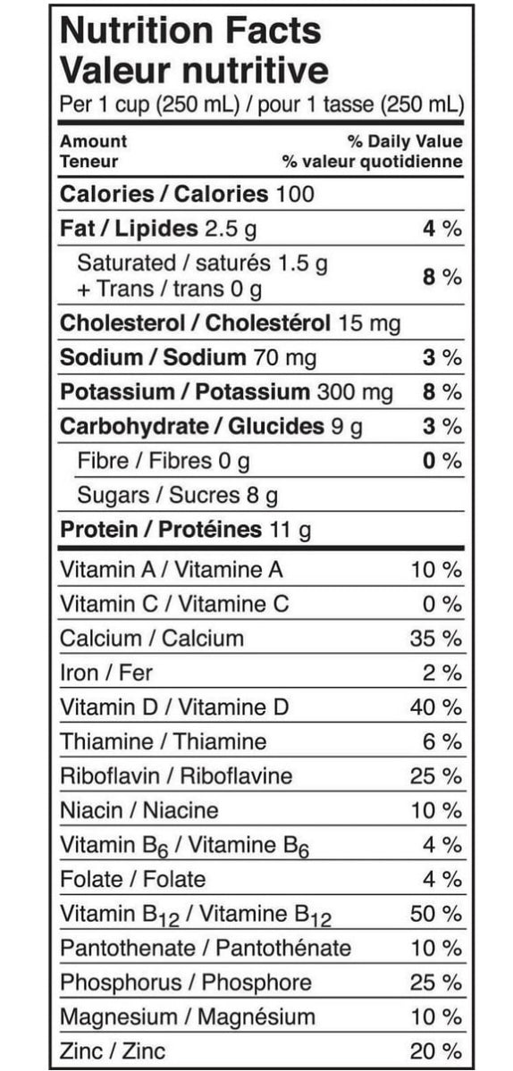 Milk Lactose Free
